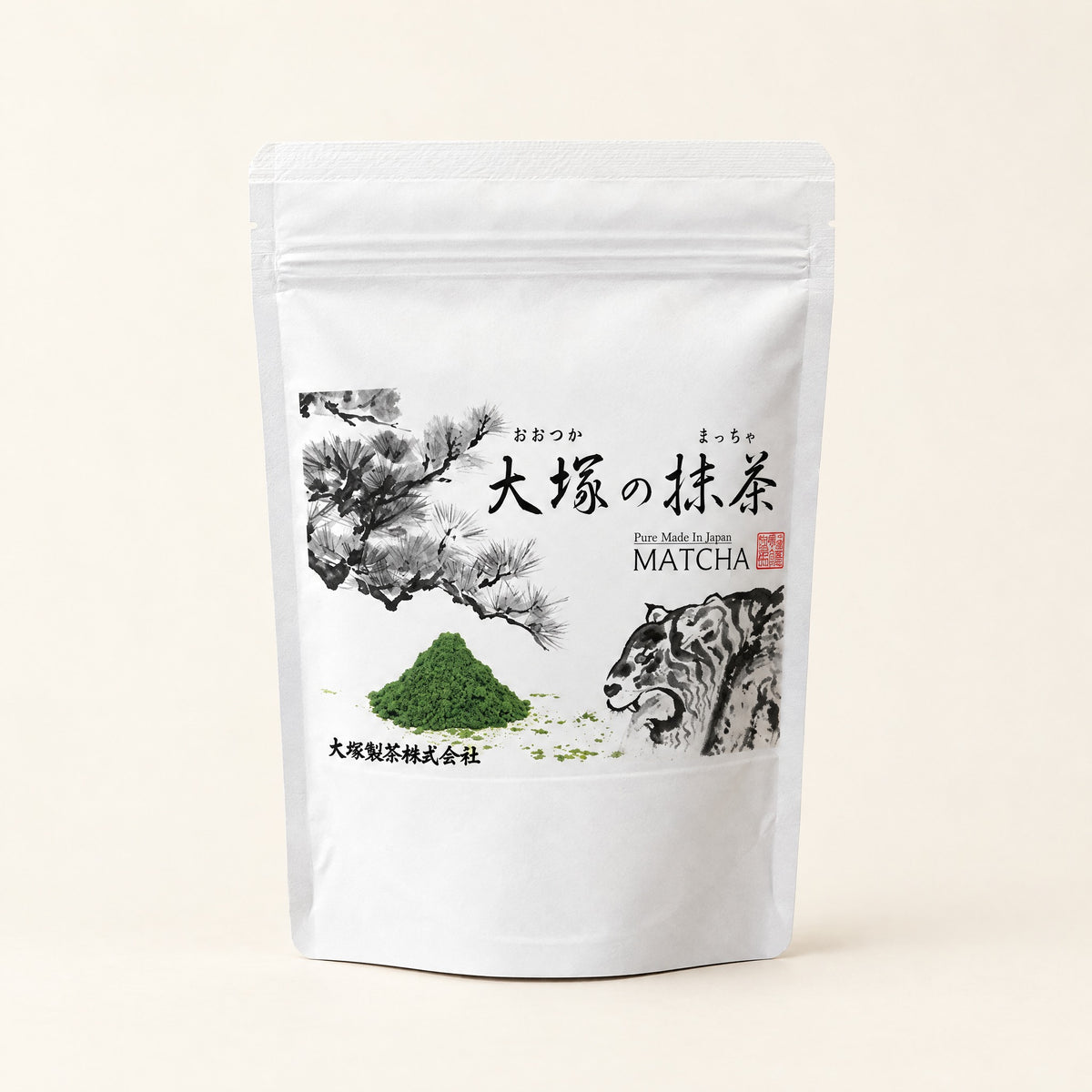 Otsuka Seicha matcha, 50 g bag from Kakegawa, Shizuoka